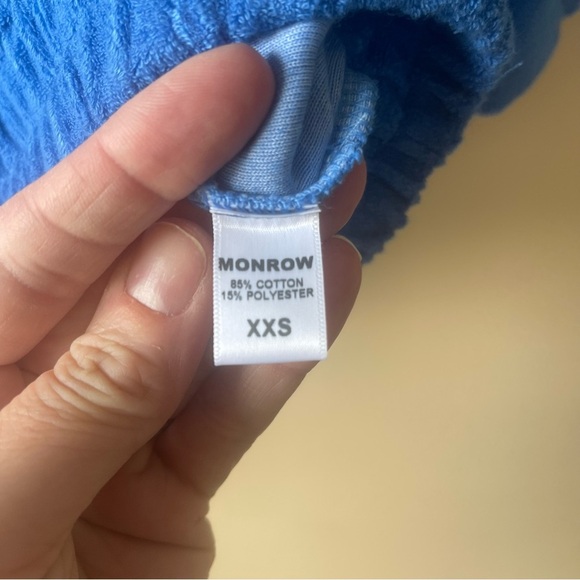 Monrow Terry Cloth Tops (set of 3) Size XXS - Picture 14 of 16